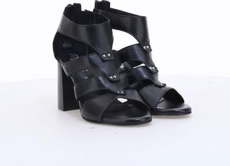Mjus Sandalen met hak, leer