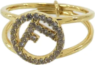 Fendi Gold Band Ring (Pre-Owned)