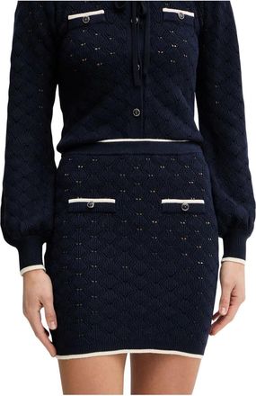 Twinset Donna, Gonne, Blu, S, new