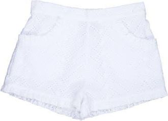 Busy Bees Phoebe Pocket Shorts in White Eyelet at Nordstrom, Size 12M