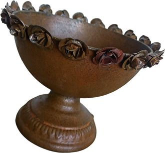 OEM Maceta Decorativa De Hierro, Recipiente De Color &Oacute;xido