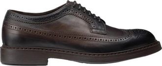 Doucal's Leren Veterschoenen - Heren - Nette schoenen - Bruin - 39 EU - Leer - Schoenen