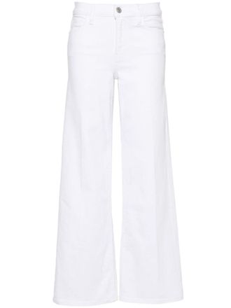 Frame Denim Jeans Le Slim Palazzo a gamba ampia - Bianco