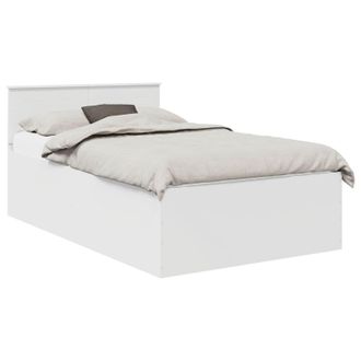 vidaXL Estructura De Cama 135 X 190 Cm Madera De Ingenier&iacute;a Vidaxl