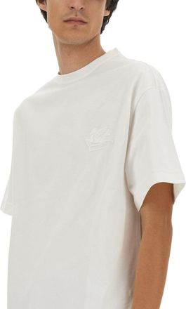 Etro T-Shirt With Pegasus Embroidery