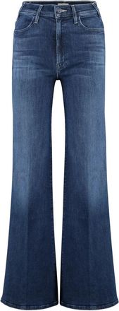 Mother Roller Sneak straight-leg jeans - Dames - Flared Jeans - Blauw - W27 - Katoen - Jeans