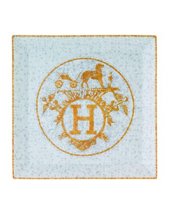 Herm&egrave;s Mosaique au 24 Gold Square Plate 5