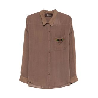 Bazar Deluxe Bazar Deluxe, Shirts, female, Brown, Size: XS Bazar Deluxe Shirts Brown