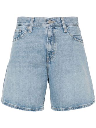 Levi's High Baggy shorts - Blauw