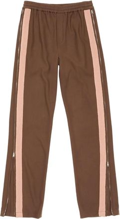 Acne Studios Pantaloni sportivi con zip - Marrone