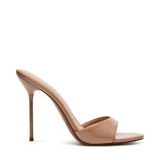 Steve Madden Davina Sandal TAN PATENT