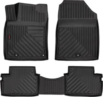 OEM Alfombrillas De Goma 3d Para Coche: Hyundai I30 Iii (fastback, Hatchback, Familiar, 2016-) - Borde De 5 Cm