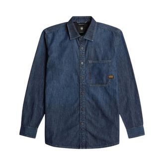 G-Star Hombre, Camisas, Azul, Talla: M