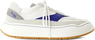 Ader Error leather panelled sneakers - men - Calf Leather/Polyester/Calf Leather/Rubber/Polyurethane - 41 - Neutrals