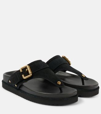 Chlo&eacute; Chlo&eacute; Nil suede thong sandals