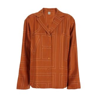 Toteme Mujer, Blusas y Camisas, Marrón, Talla: S