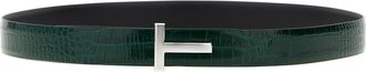 Tom Ford Reversible Crocodile Leather Belt