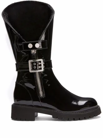Giuseppe Zanotti Rain lakleren laarzen - Zwart