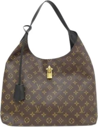 Louis Vuitton Pre-owned Shoulder Bags, female, Brown, Size: ONE SIZE Pre-owned Flower Hobo Shoulder Bag