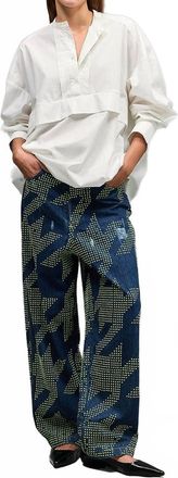 Mes Demoiselles... Canvas Relaxed Pants In Redim