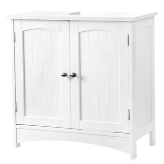 Vasagle Mueble de lavabo de 30 x 60 x 60 cm de color blanco
