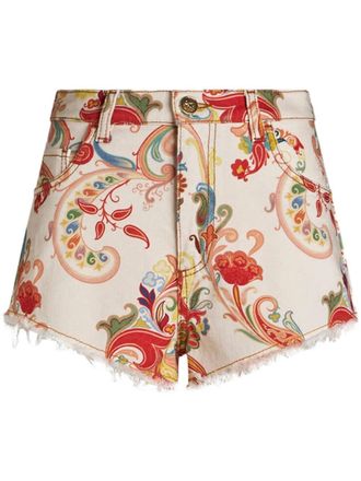 Etro Denim shorts - Wit