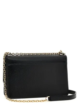 Furla 1927 Mini Leather Shoulder Bag - Black