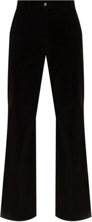 Ferragamo Wide Trousers, female, Brown, Size: 2XS Corduroy trousers