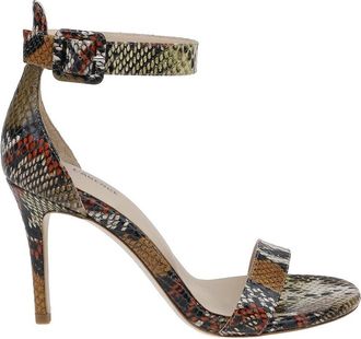 L'agence Gisele Leather Heeled Sandal