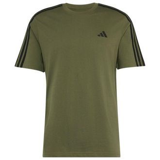 adidas Essentials Single Jersey Left Chest Branded Tee T-Shirt f&uuml;r Herren | oliv