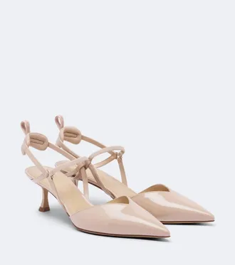 Fendi Very Colibr&igrave; patent leather slingback pumps