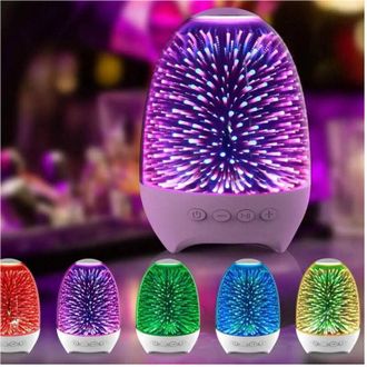 Trade Shop Trade Shop - Led Lampada Noticias Cassa 3d Bluetooth Integrated Effect Artificial Fuchi