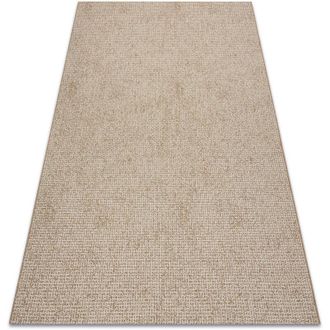 RugsX Rugsx - Flat 49371265 Alfombra De Sisal Enrejado - Color Paja Beige Natural, Cuerda Beige 200x290 Cm
