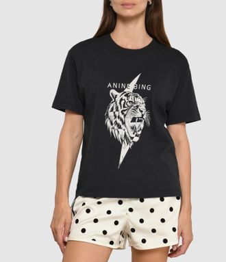 Anine Bing Tee Shirt Wagner Black