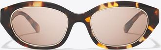 Tory Burch Womens Kira Cat-Eye Sunglasses, One Size