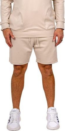 Maceoo Marthyr Pique Knit Shorts in Beige at Nordstrom, Size Xx-Large
