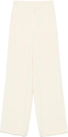 Fabiana Filippi Wijde Broeken - Dames - Wijde Broeken - Beige - 2XS - Broeken