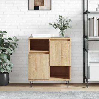 vidaXL Aparador De Madera Contrachapada Roble Sonoma 60x35x70 Cm Vidaxl