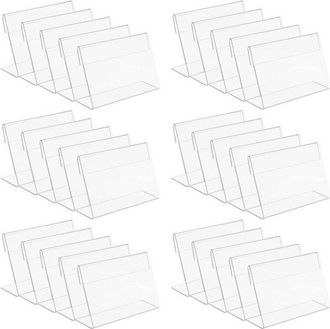 OEM 30 Portatarjetas Acr&iacute;licos, Portatarjetas De Identificaci&oacute;n Acr&iacute;licos De 9 X 6 Cm, Escuelas, Tiendas Y Restaurantes, Utensilios Multifuncionales