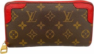 Louis Vuitton Brown Cerise Long Wallet (Bi-Fold) (Pre-Owned)
