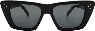 Celine BOLD 3 DOTS Grey Smoke Cat Eye Ladies Sunglasses CL40187I 01A 51