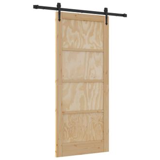 vidaXL Puerta Corredera Orkdal Natural 86 X 198,5 Cm Vidaxl