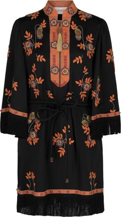 Valentino Embroidered Knee-Length Dress