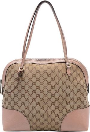 Gucci Pre-owned Gucci Medium GG Canvas Bree Dome Tote Ladies 323673 520981