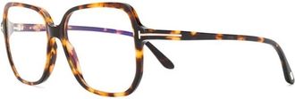 Tom Ford Ft 5578B 052 Optical Frame - Dames - Brillen - Bruin - 54 MM - Accessoires