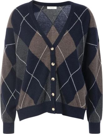 Jcsophie Reims Cardigan - Dames - Truien - Blauw - Maat: M Wol