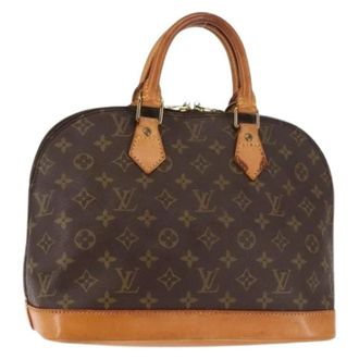 Louis Vuitton Pre-owned Handbags, female, Brown, Size: ONE SIZE Pre-owned Canvas Handbag