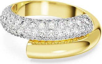 Swarovski Dextera Dames Gouden Geplateerde Metaalring - Goud 5668813