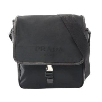 Prada Borsa a spalla Pre-owned in nylon e pelle Saffiano - - Pre-owned - Uomo - Nero - ONE SIZE