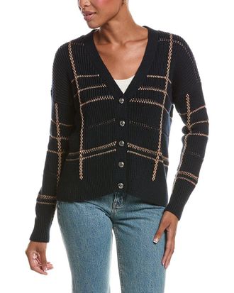 Autumn Cashmere Plaid Shaker Cardigan